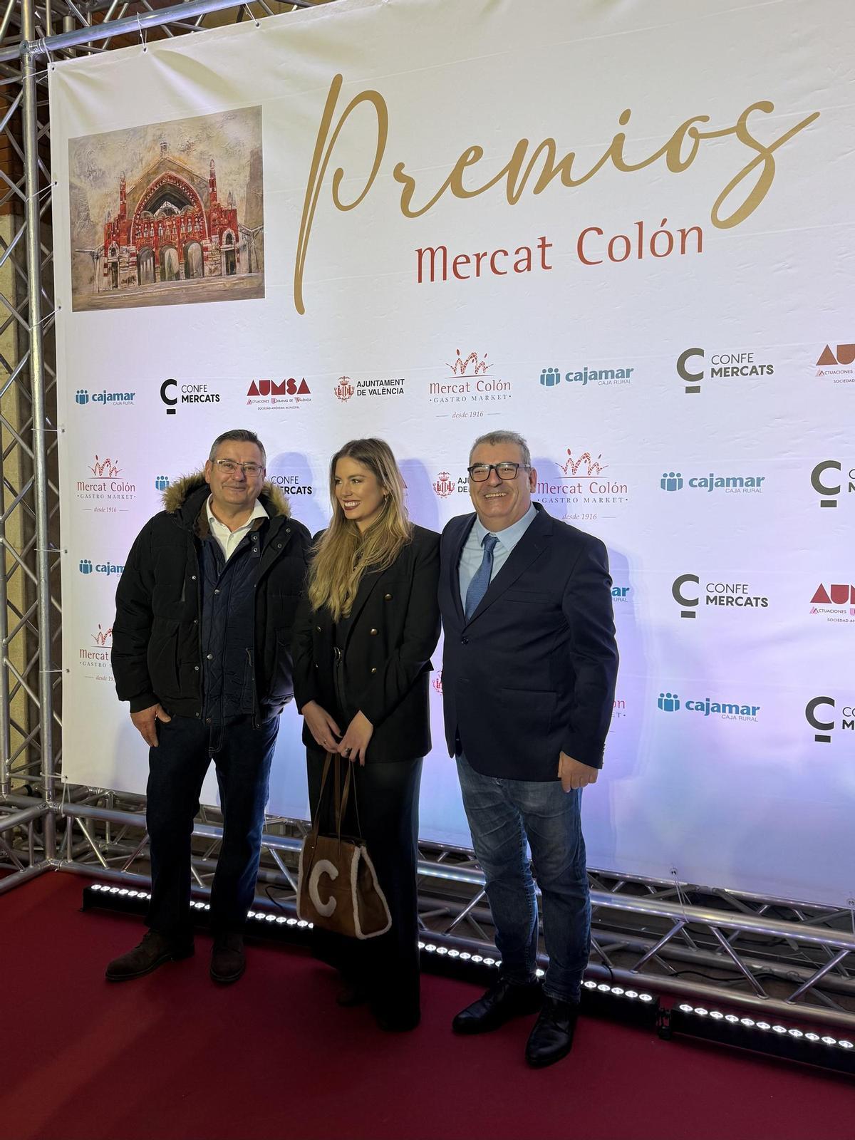 Aurelio Comes, Patricia Cañavate y Luis Lázaro.