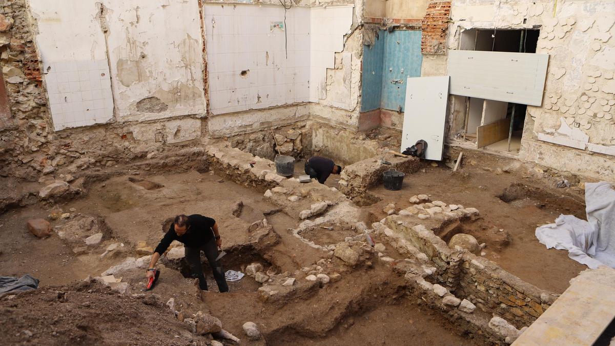 Intervención arqueológica en el Casco Histórico de Lorca.