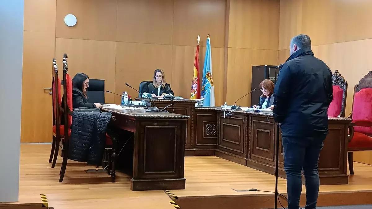 El juicio en el Penal 1 de Ourense, el pasado noviembre.