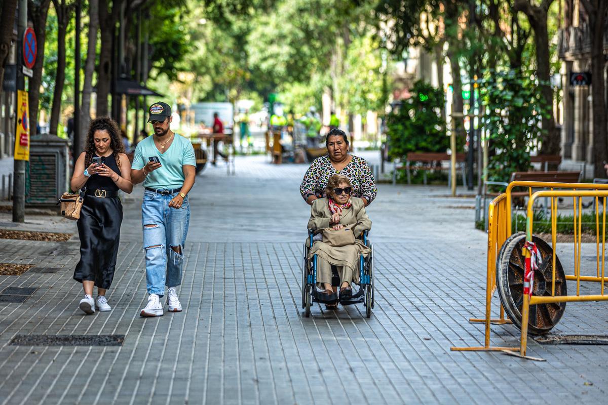 Escenas inesperadas de la Superilla del Eixample