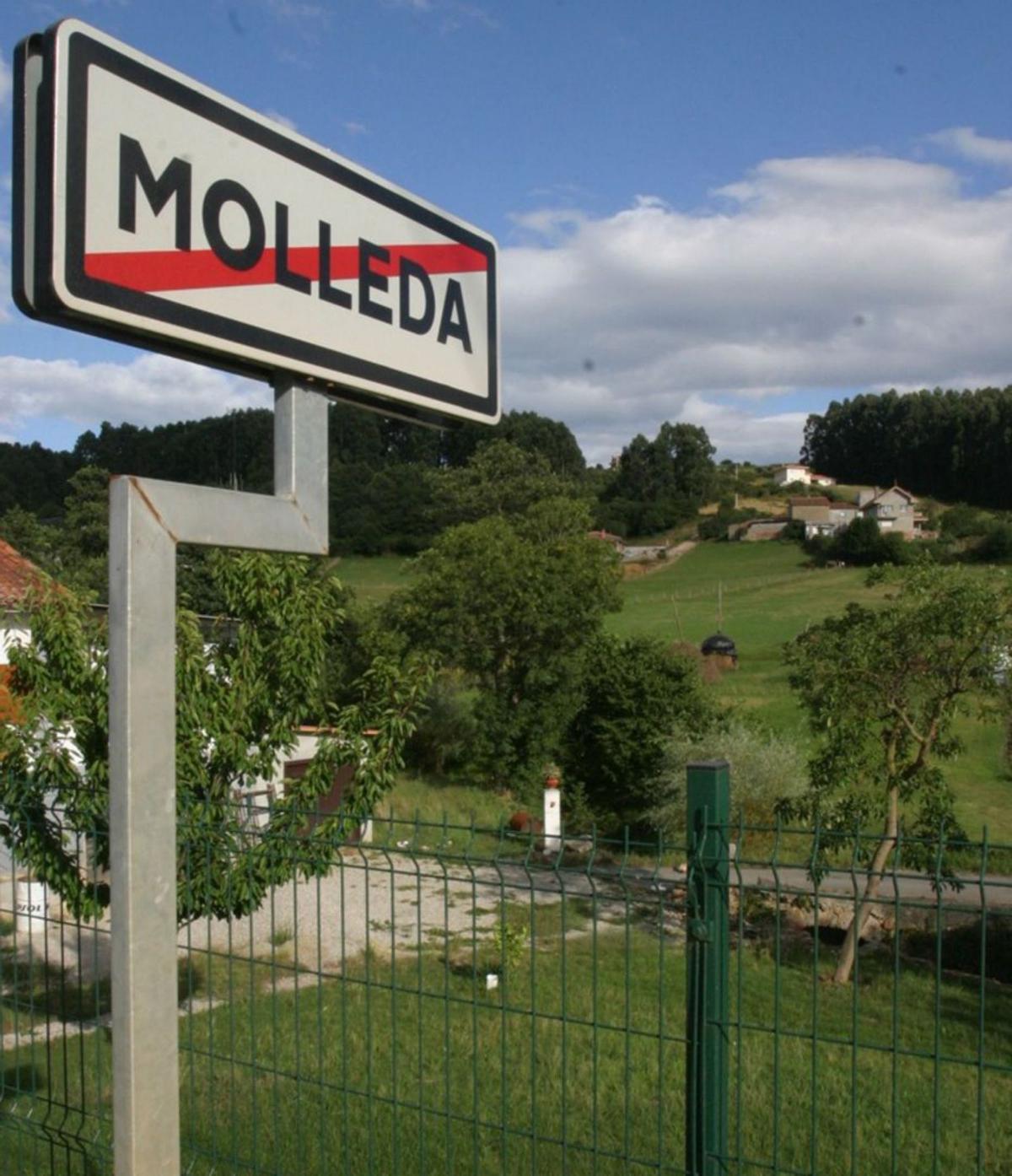 Vista parcial de la parroquia rural de Molleda. | LNE