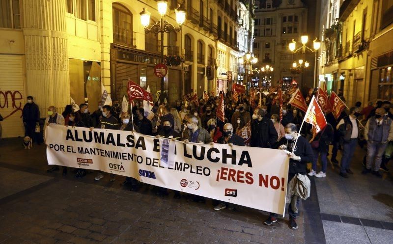 Manifestación de Alumalsa