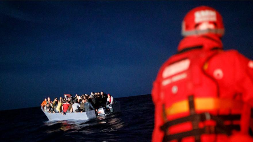 Rescats a vida o mort en aigües del Mediterrani