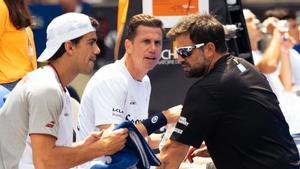 Rodri Ovide junto a Juan Lebróon y Paquito Navarro