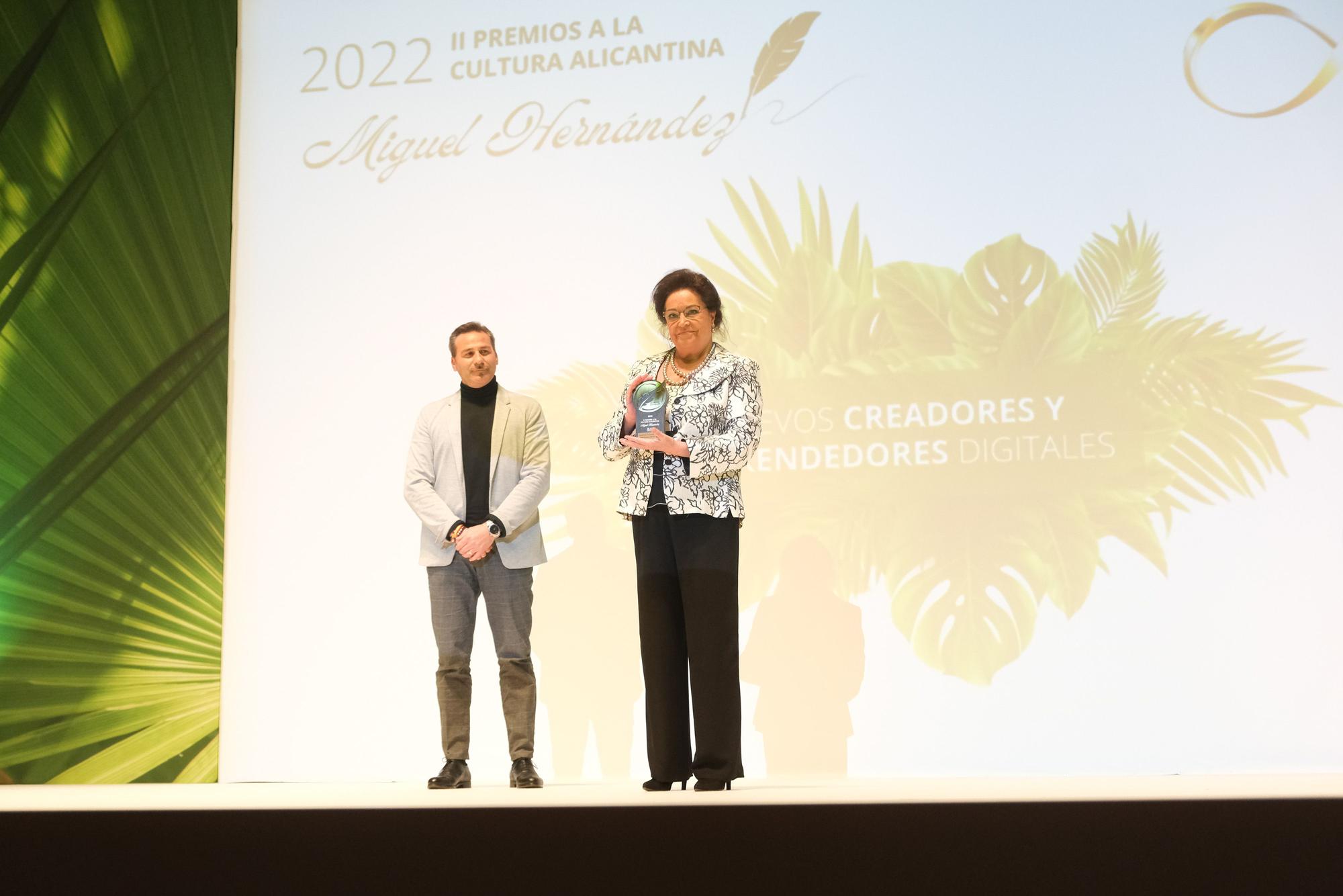 Así ha sido la Gala de entrega de los Premios Miguel Hernández a la Cultura Alicantina