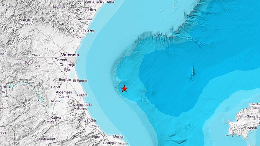 Un terremoto de magnitud 3 hace temblar el golfo de València