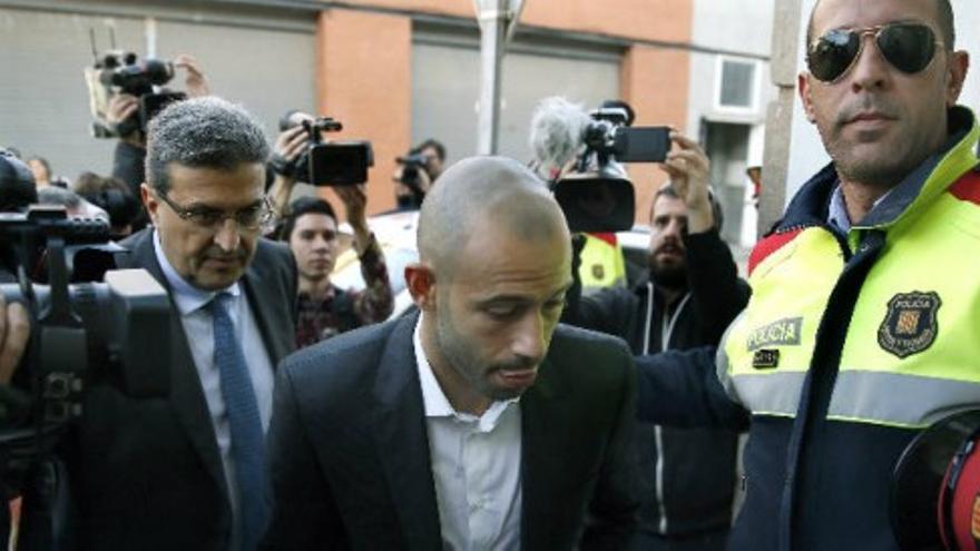 Mascherano admite haber defraudado a Hacienda 1,5 millones de euros