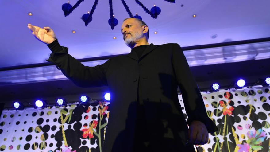 El cantante Miguel Bosé, esta semana en un evento en EEUU.