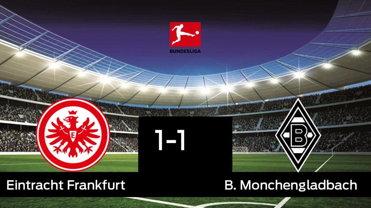 Empate (1-1) entre el Eintracht Frankfurt y el Borussia Monchengladbach