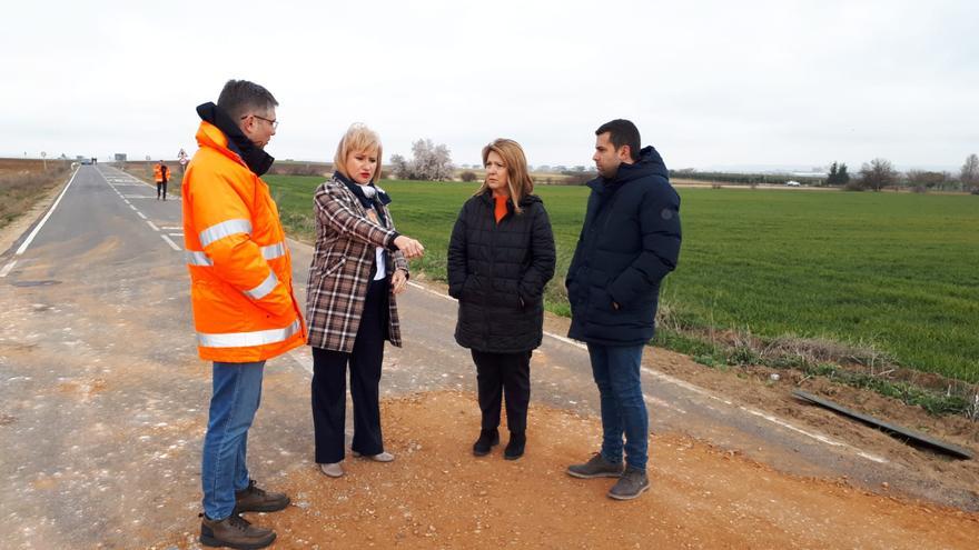 Así son las obras de mejora en la carretera de Pontejos