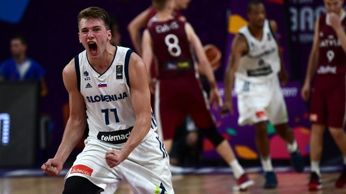 Doncic fue una de las estrellas del conjunto esloveno