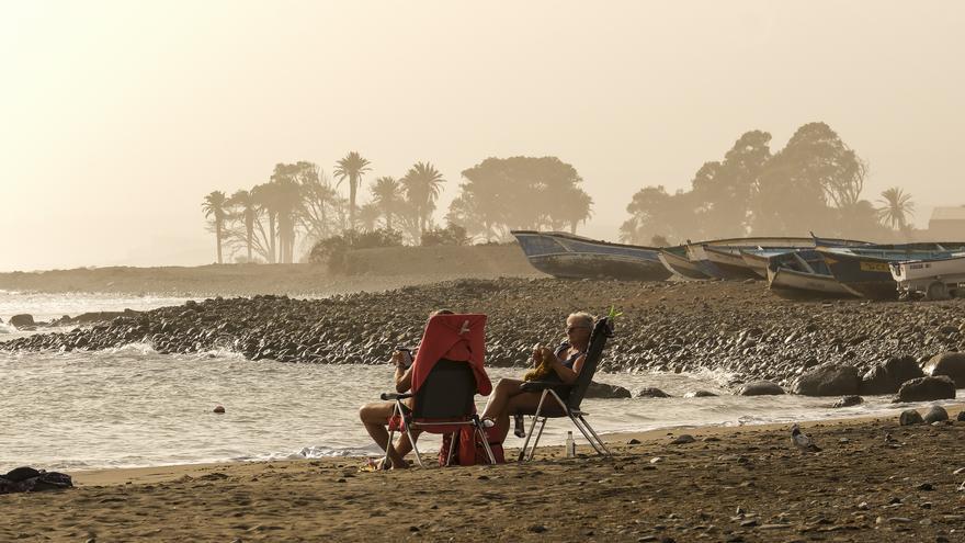 Calima en el sureste de Gran Canaria