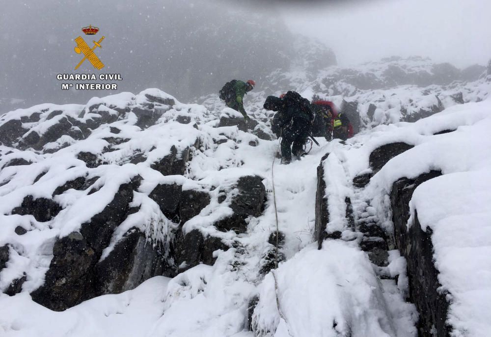 Rescate de tres montañeros zamoranos fallecidos en Picos de Europa