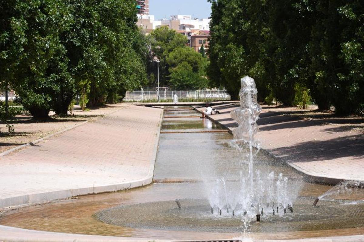 Fuente del Paseo Río Nilo en Castelló.