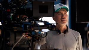 Roland Emmerich, en el rodaje de ’Independence Day: Contraataque’.