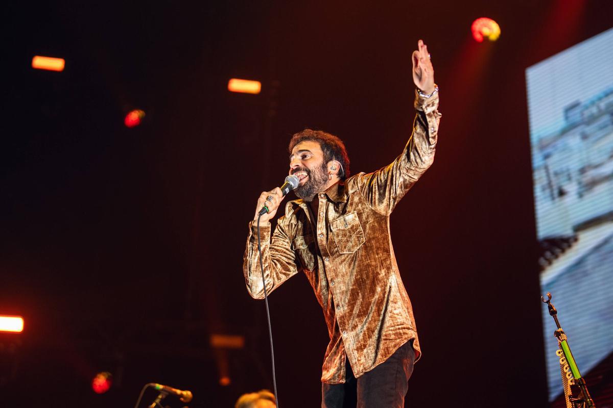Concierto de Los Delinqüentes en el Palau Sant Jordi. Concierto de Los Delinqüentes en el Palau Sant Jordi.