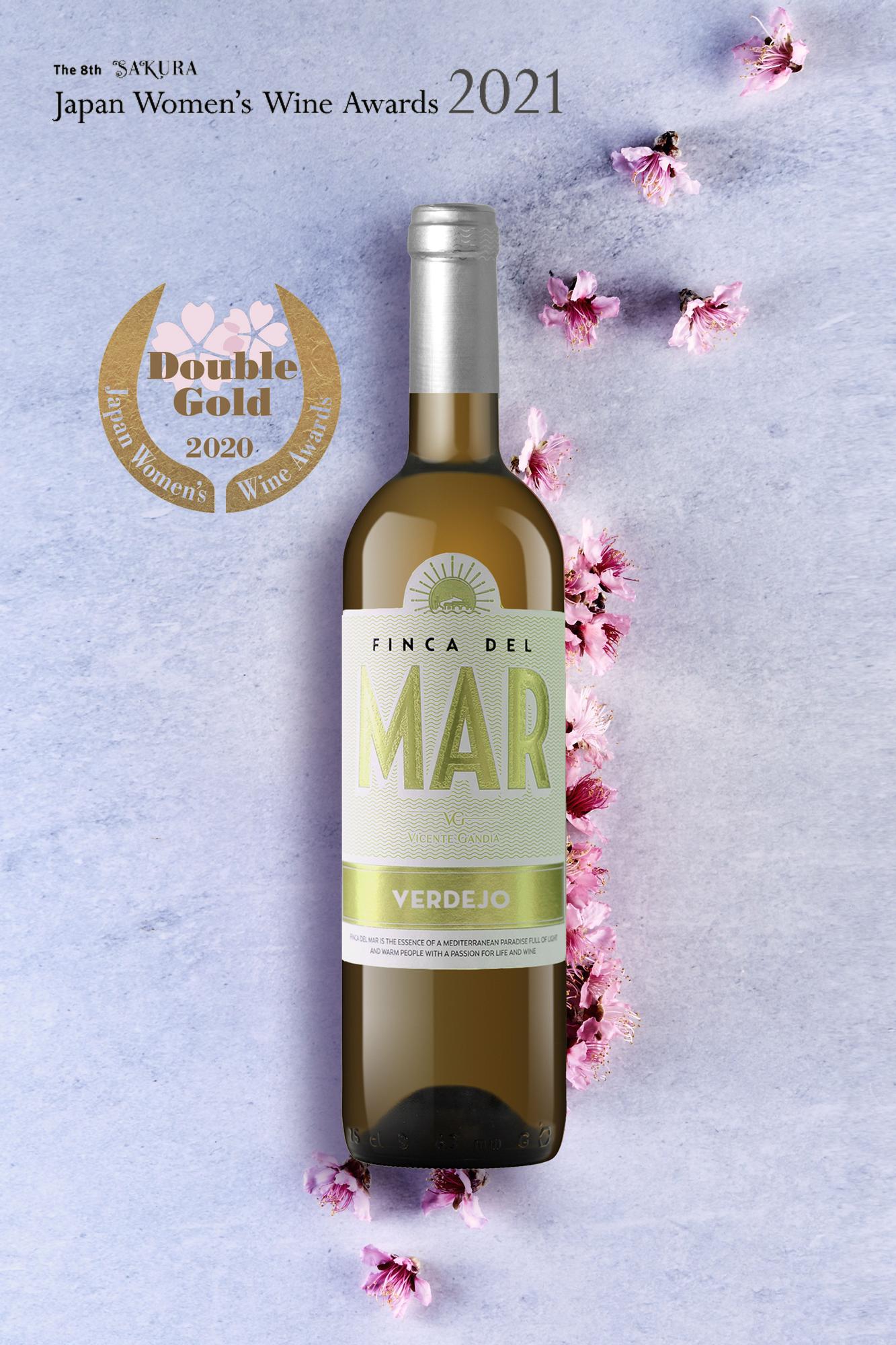 El vino Finca del Mar Verdejo recibe el galardón Doble Oro en los premios Sakura de Japón.