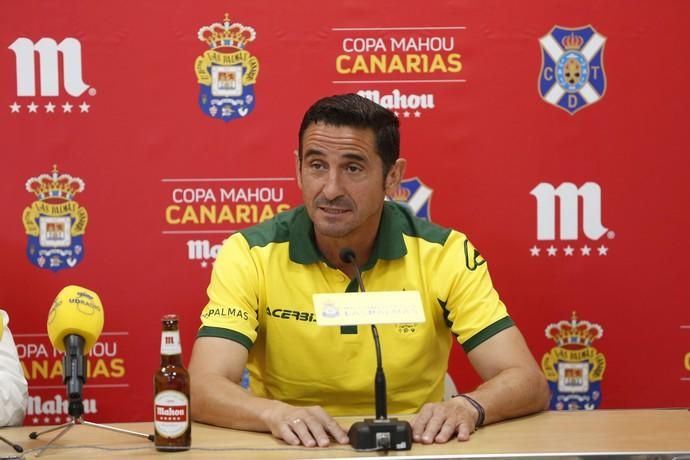 Manolo Jiménez, en la presentación de Copa Mahou