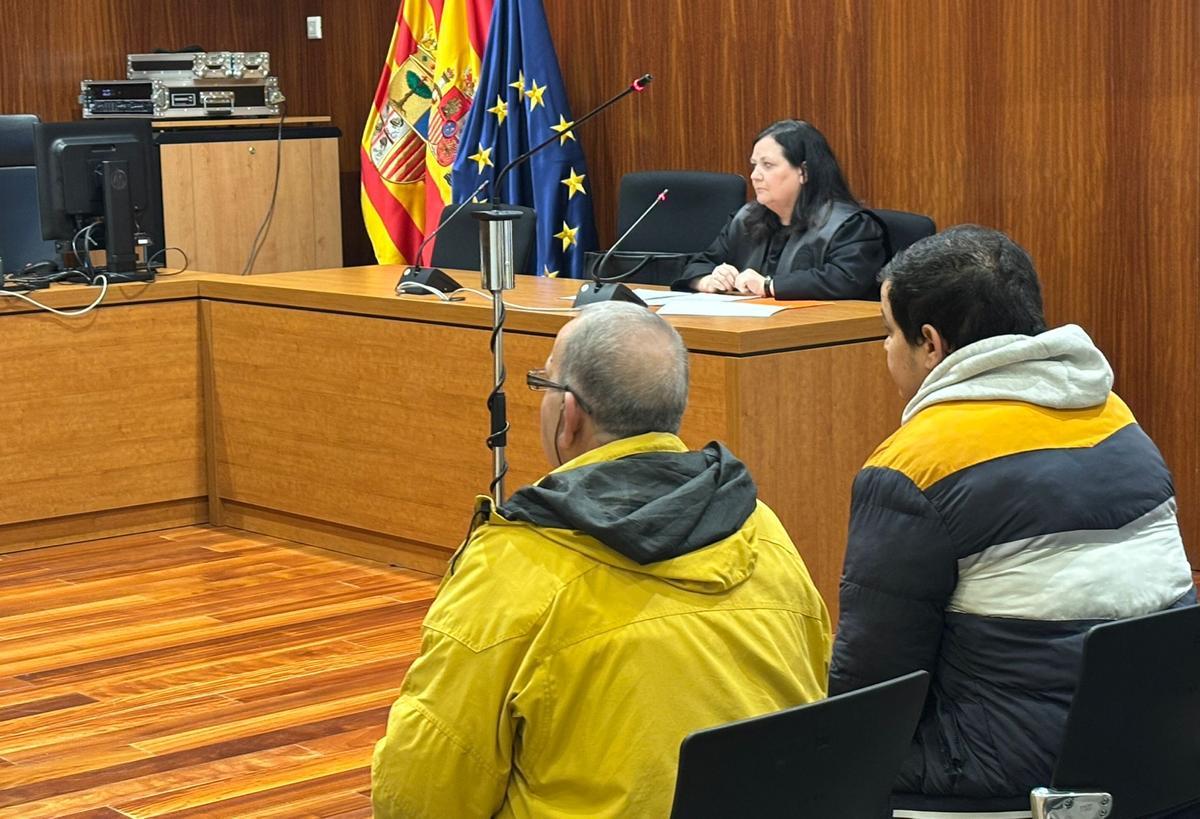 El acusado, Ali, en la vista oral celebrada este lunes en la Audiencia Provincial de Zaragoza.