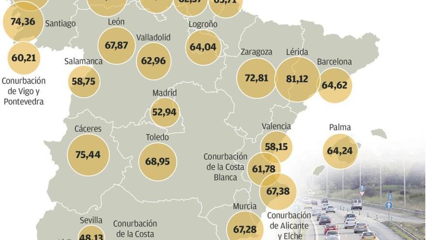 Los expertos alertan contra la creciente dispersión urbana en el centro de Asturias