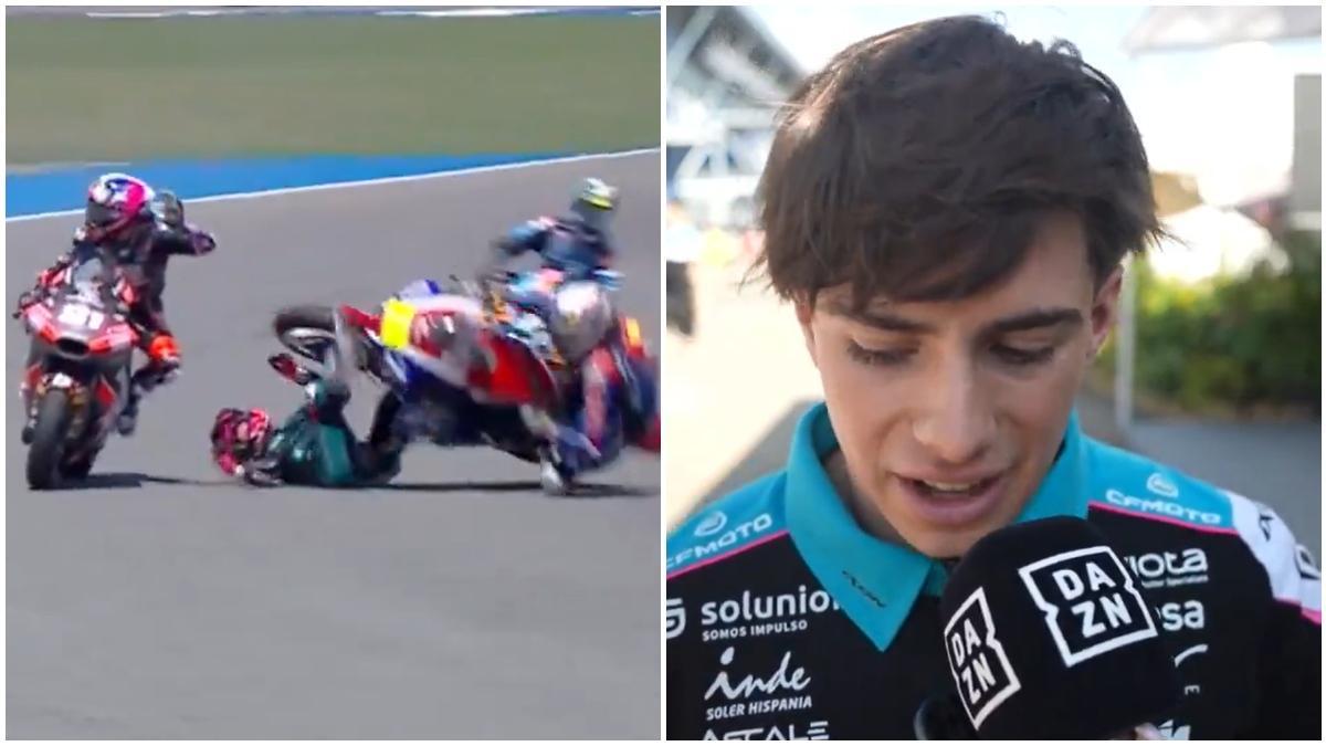 El momento de la caída y de sus declaraciones