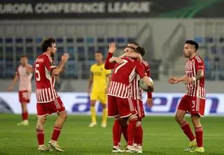 Resumen, goles y highlights del Maccabi Tel Aviv 1 - 6 Olympiacos de la vuelta de octavos de final de la Conference League