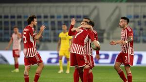Resumen, goles y highlights del Maccabi Tel Aviv 1 - 6 Olympiacos de la vuelta de octavos de final de la Conference League