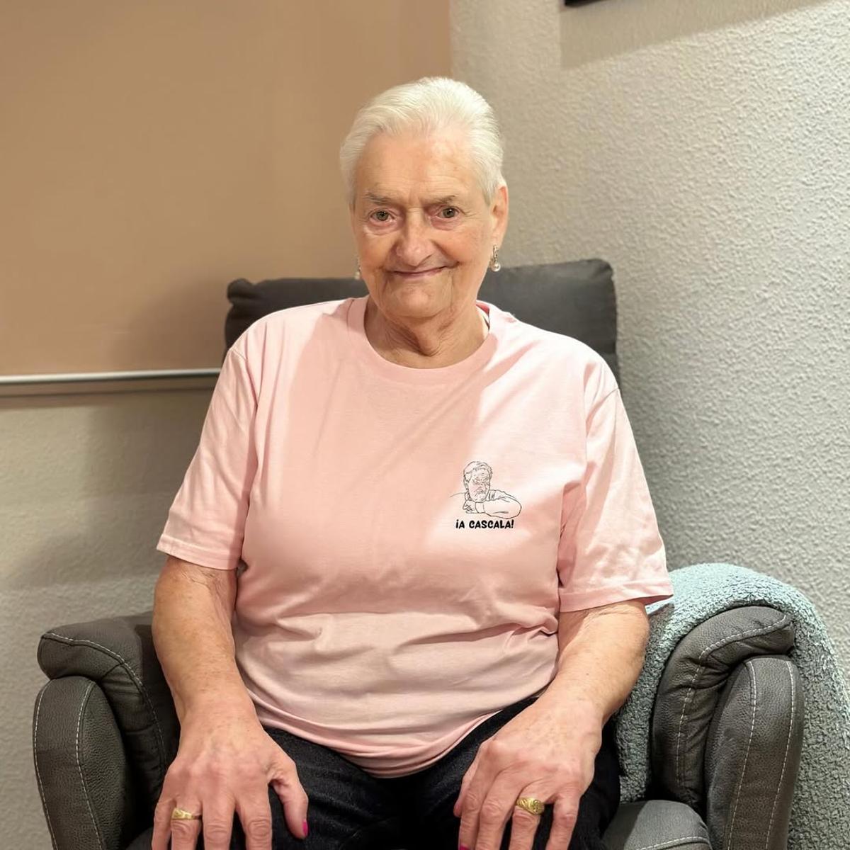 La influencer de 94 años, Teresa La Pelaya, visita este sábado Zaragoza.