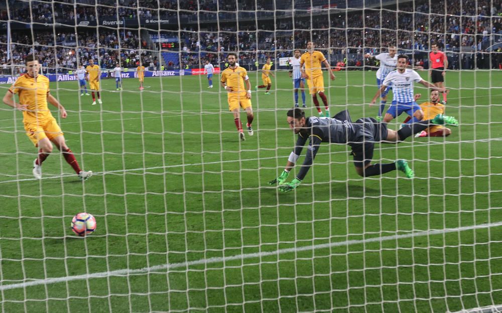 El conjunto de Míchel continúa con su buena racha y supera al Sevilla en el derbi andaluz en un partido loco con seis tantos