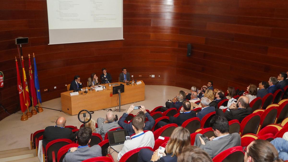 La primera jornada de la cumbre sanitaria europea se celebra este jueves en el salón de actos del Moneo.