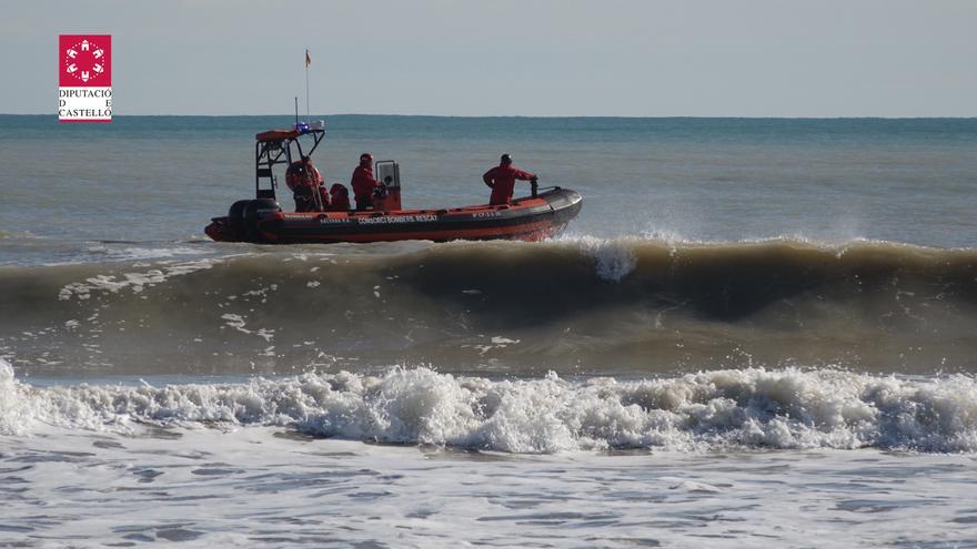 Operativo de rescate marino en Burriana