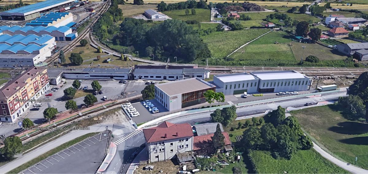 Reproducción infográfica del centro.