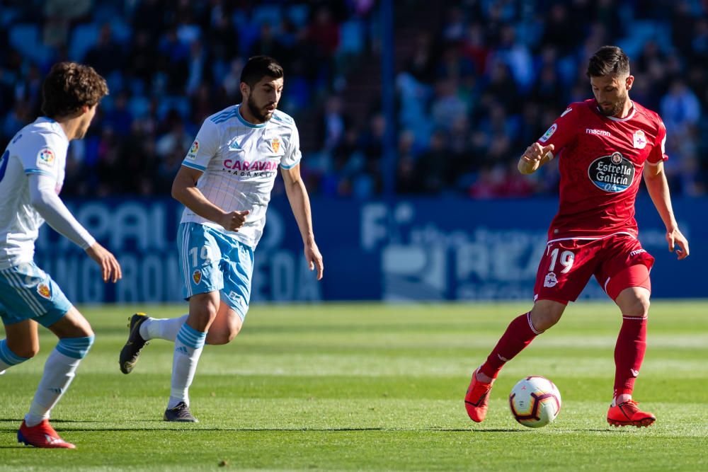 El Dépor gana en Zaragoza y sueña con el ascenso