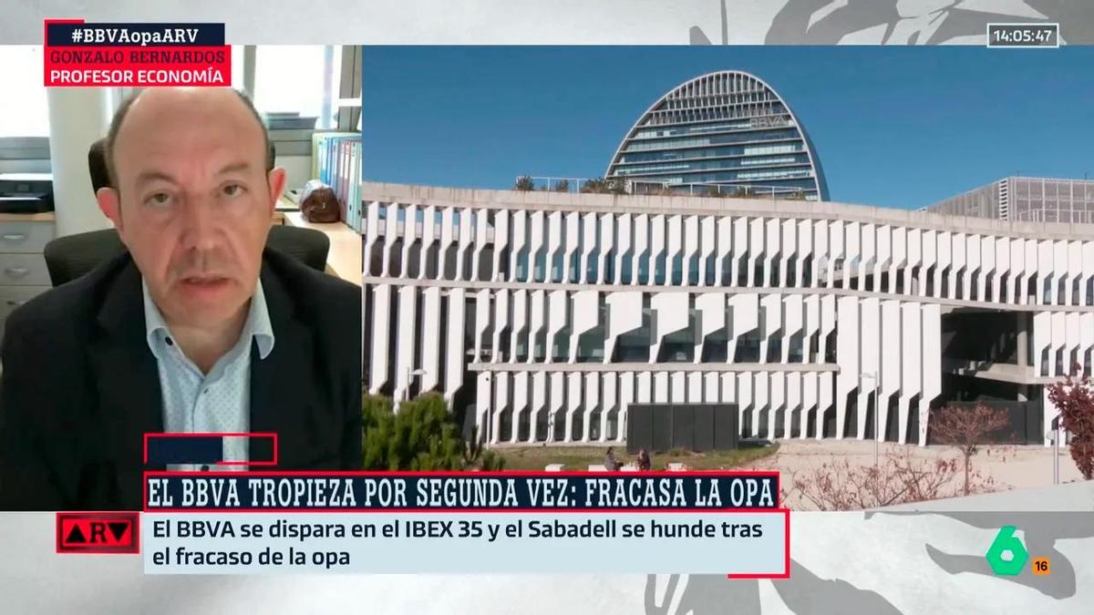 Gonzalo Bernardos, en La Sexta.