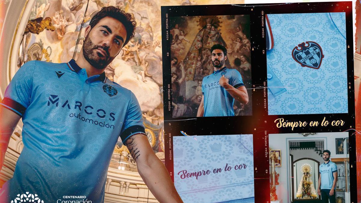 Así es la nueva camiseta del Levante UD que homenajea a la Virgen de los Desamparados