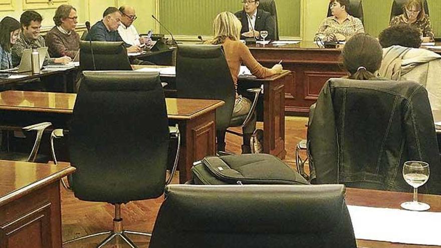 Imagen de la comparecencia parlamentaria sobre el presupuesto de Modelo EconÃ³mico.