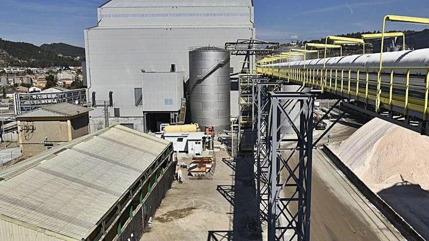 Centre de producció d&#039;Iberpotash a Súria, on s&#039;ha de fer arribar l&#039;aigua