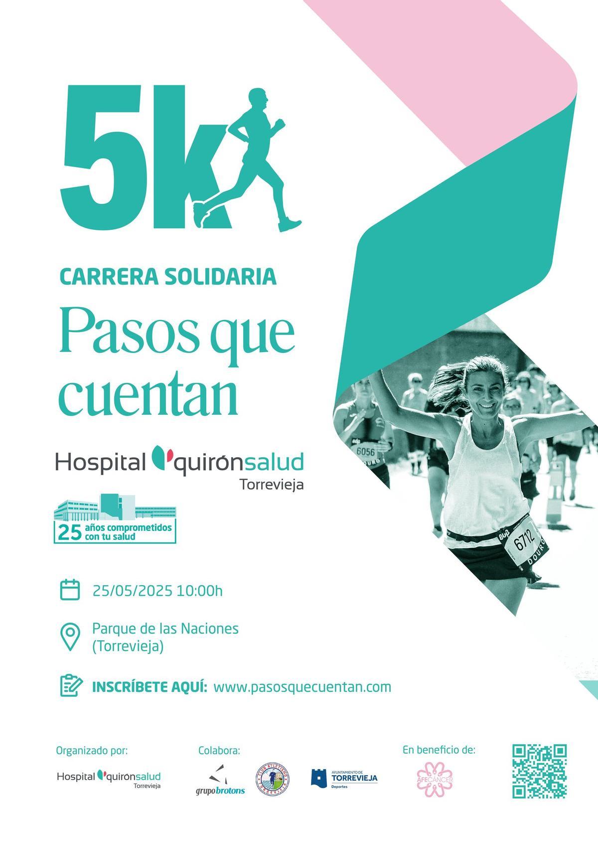 Primera Carrera Solidario de Quirónsalud Torrevieja: 5k pasos cuentan