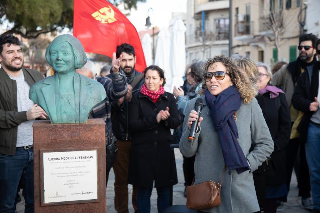 Homenaje a Aurora Picornell en el Molinar