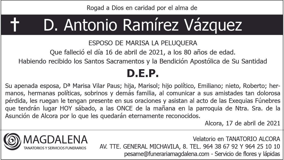 D. Antonio Ramírez Vázquez