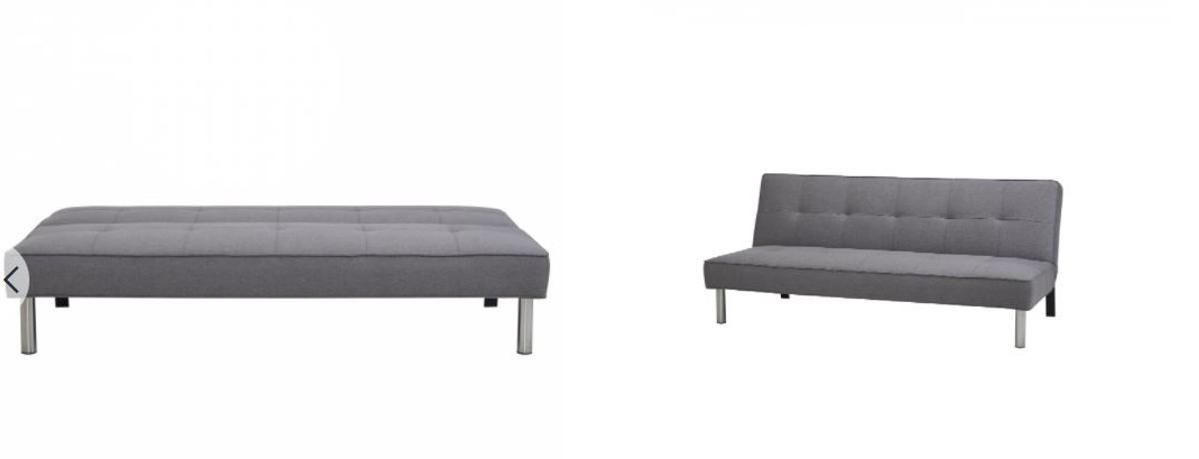Sofá cama Carrefour | Este modelo en color gris es el más buscado por su precio