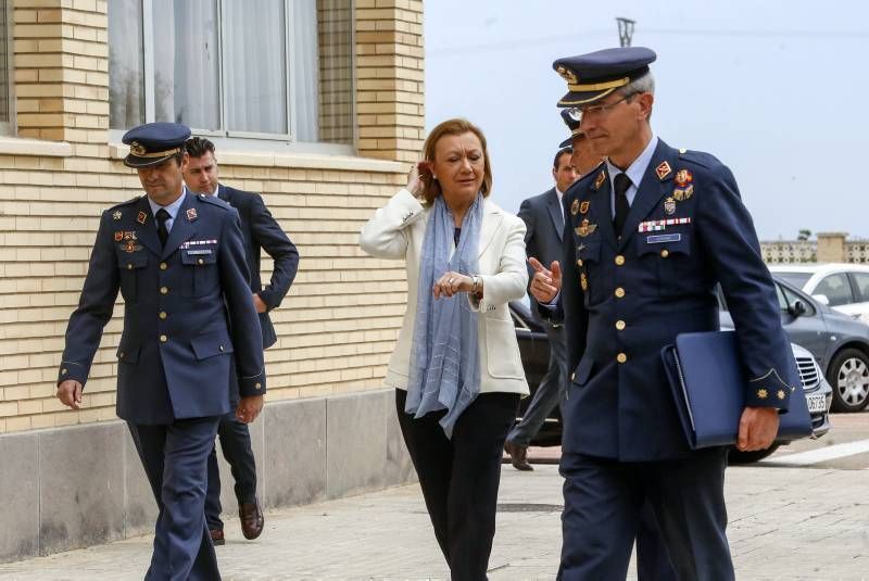 Fotogalería de la visita de Felipe VI a la Base Aérea de Zaragoza