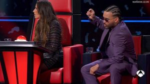 Malú y Prince Royce en La Voz