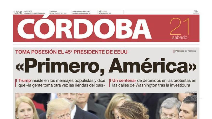 La portada de CÓRDOBA