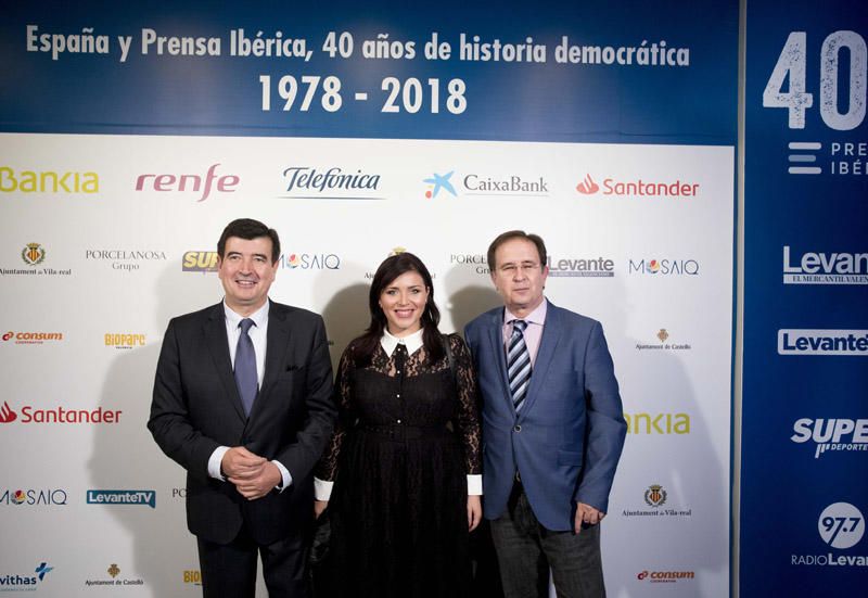 Photocall de la gala del 40 aniversario de Prensa Ibérica en Levante-EMV