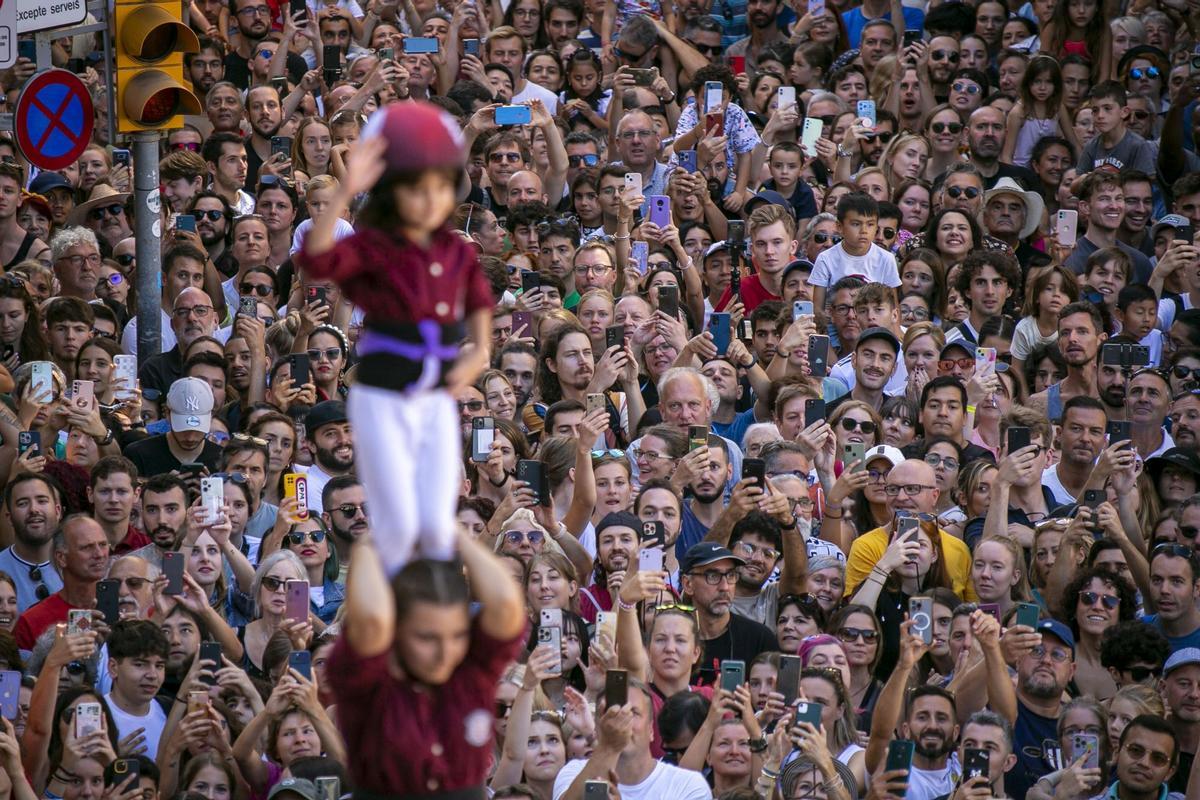 La Diada Castellera de la Mercè reúne las ocho colles de Barcelona