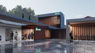 Un nuevo edificio para los viajeros, mejoras en el aparcamiento y una plaza: así será la estación en la que el AVE "anidará" en Lena