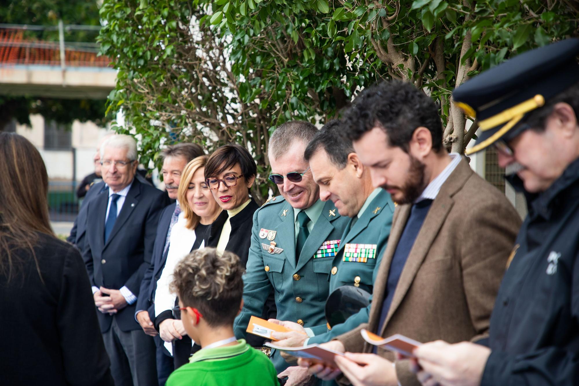 Visita de la Directora de la Guardia Civil al colegio de Hurchillo