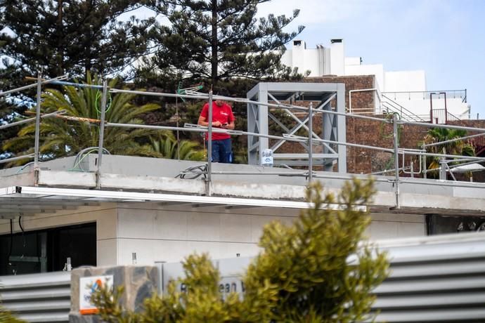 OBRAS ILEGALES CERCA DE LA CHARCA DE MASPALOMAS