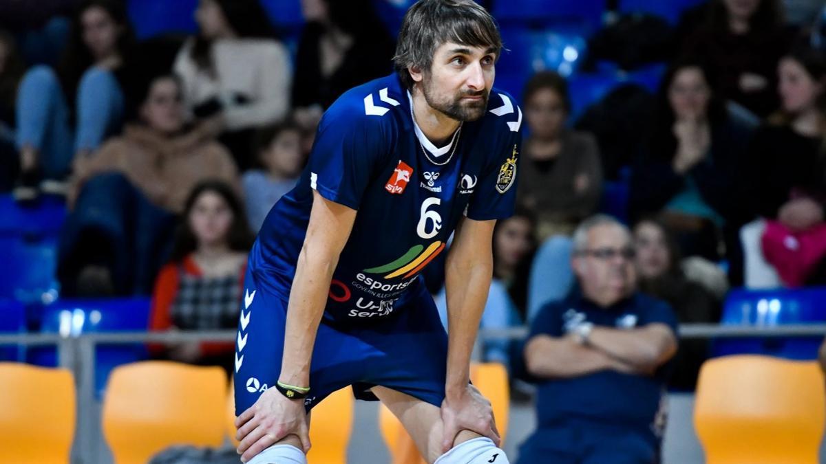 Abel Bernal, jugador y entrenador del Voley Palma